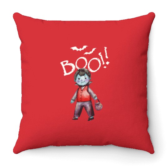 Halloween pumpkin spooky*T Throw Pillows