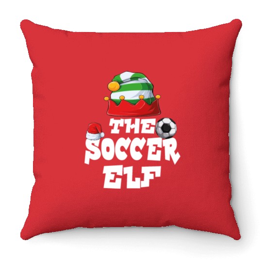 Gamer Elf Family Matching Christmas Group Pajama Throw Pillows