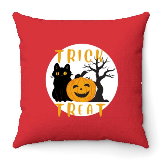 Trick or Treat Throw Pillows