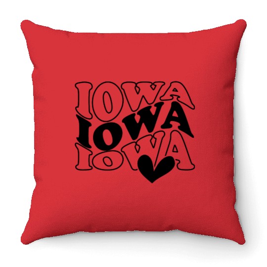 Iowa Women Throw Pillows & Women Pullover