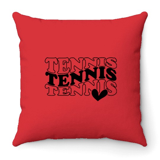 Tennis Women Throw Pillows & Women Pullover