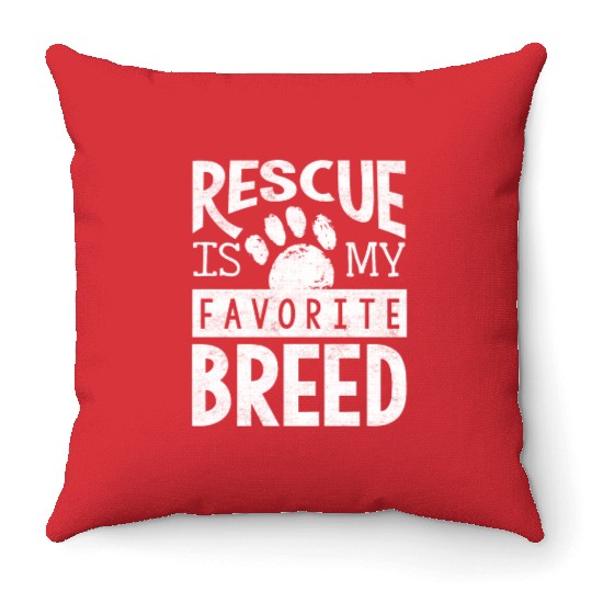 Dog rescue, Dogs, Dog Throw Pillows