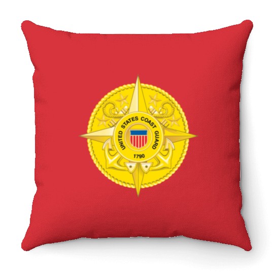 Commandant Staff (U.S. Coast Guard) Throw Pillows