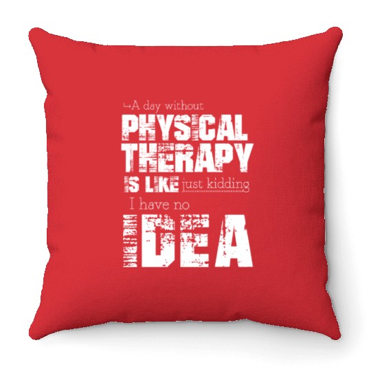 Physical therapy Throw Pillows