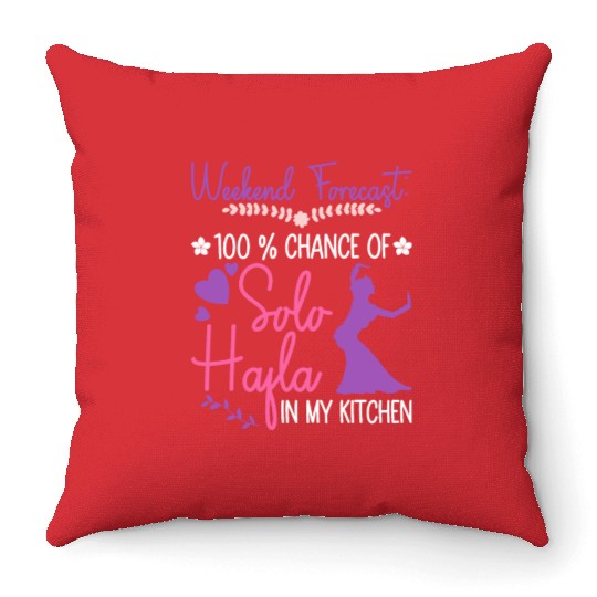 Weekend Forecast: 100 % Chance Of Solo Hafla In My Throw Pillows