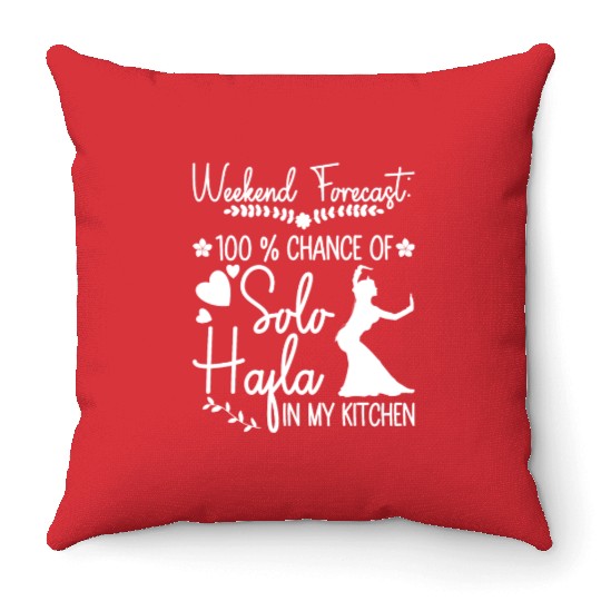 Weekend Forecast: 100 % Chance Of Solo Hafla In My Throw Pillows