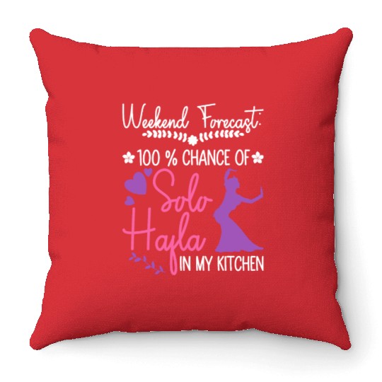 Weekend Forecast: 100 % Chance Of Solo Hafla In My Throw Pillows