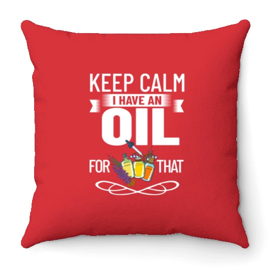 Essential Oil Diffuser Peppermint Aromatherapy Throw Pillows