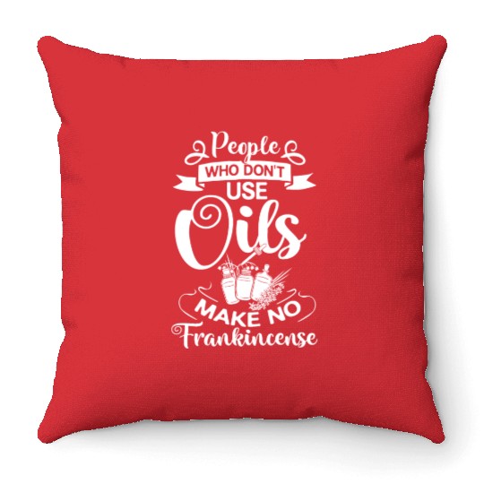 Essential Oil Diffuser Peppermint Aromatherapy Throw Pillows