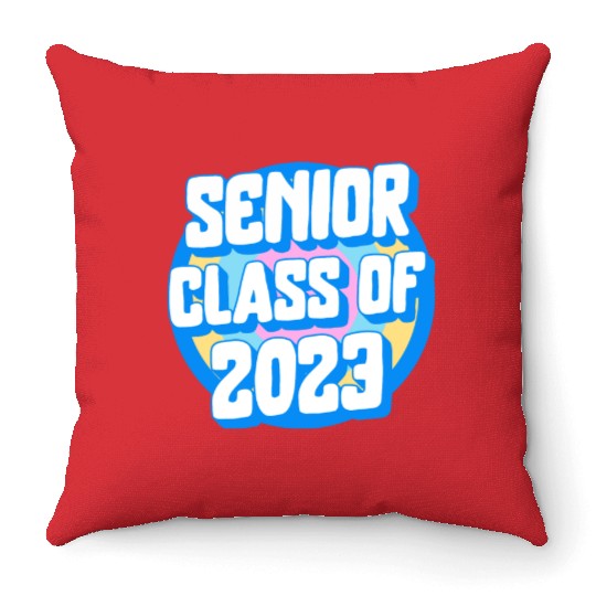Graduation Throw Pillows, Senior Class Of 2023 Gift End