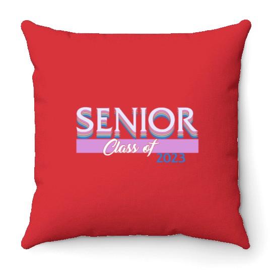 Graduation Throw Pillows, Senior Class Of 2023 Gift End
