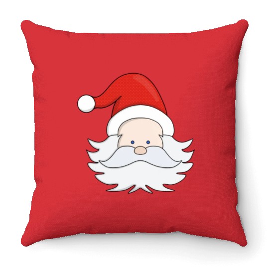 Cute Santa Claus Throw Pillows