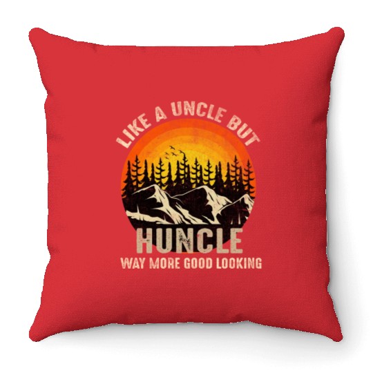 Huncle Definition Like Regular Uncle Way More Good Throw Pillows