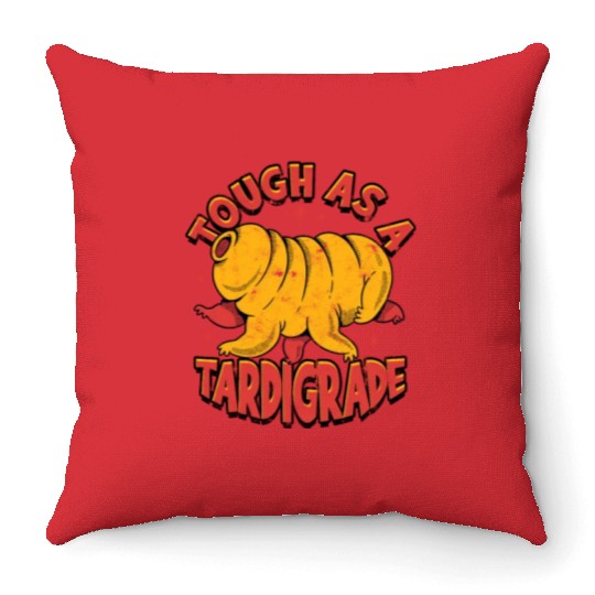 Tough as a tardigrade - organism Throw Pillows