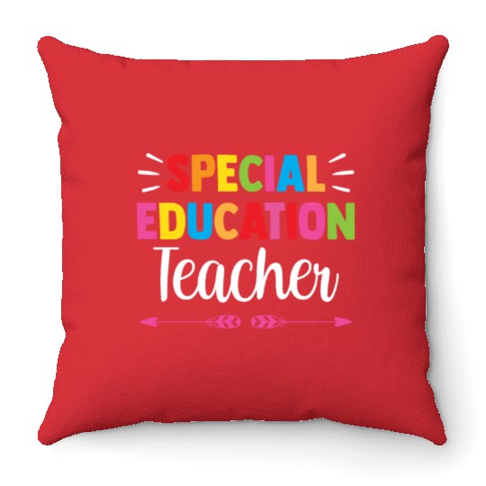 Special Education Teacher Cute Sped Awareness Throw Pillows