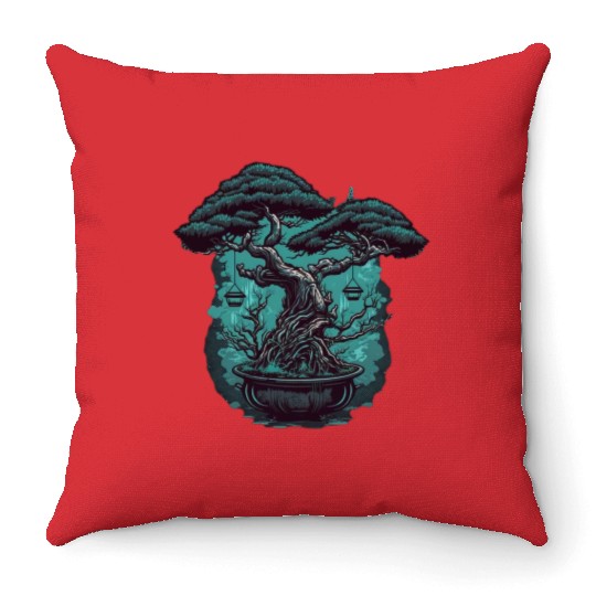 Bonsai Throw Pillows