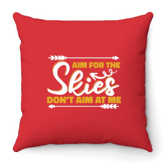 Archery Archery Coach Throw Pillows