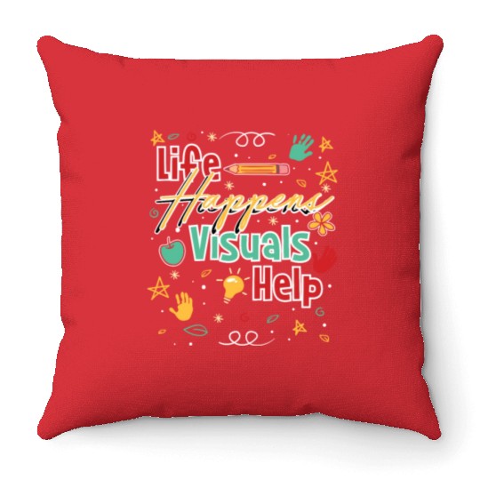 Sped Teacher Special Education Teacher Throw Pillows