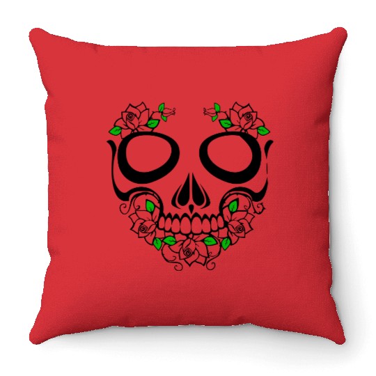 Day Of The Dead Throw Pillows