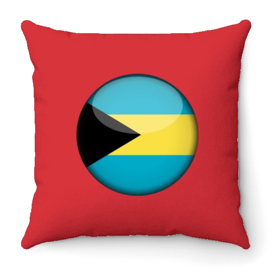 Bahamas Flag Throw Pillows