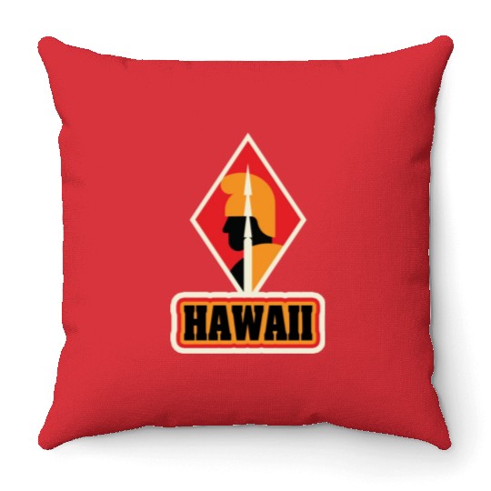 US States HAWAII Throw Pillows
