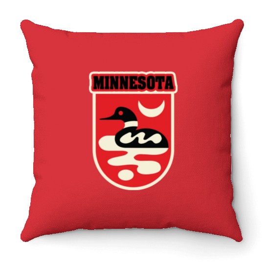US States MINNESOTA Throw Pillows