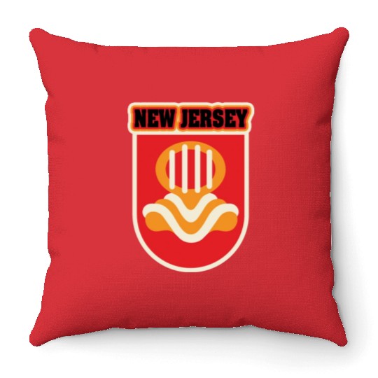 US States NEW JERSEY Throw Pillows
