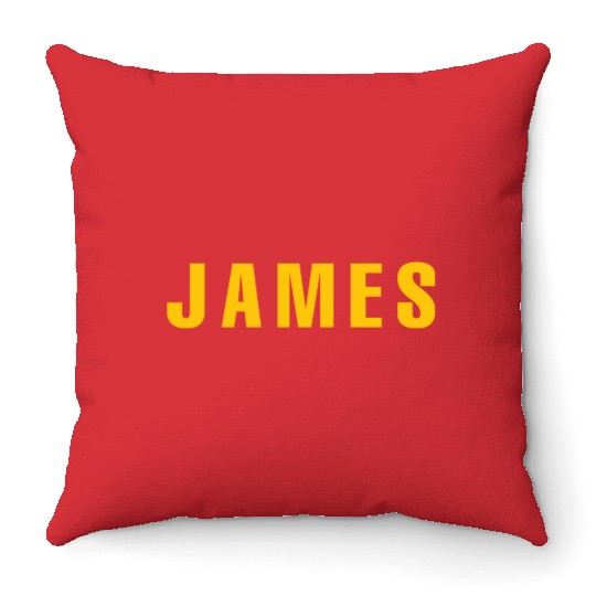 JAMES Throw Pillows