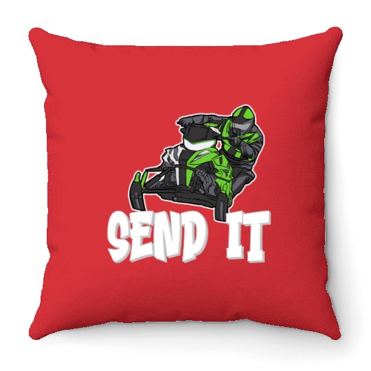 Extreme Gonna Send It Throw Pillows