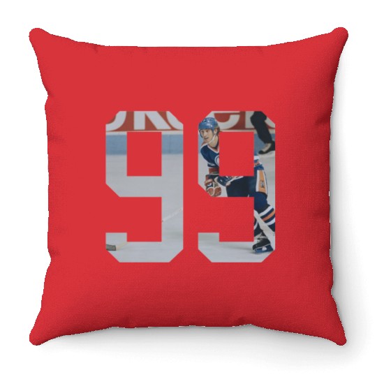 99 The Great One Tri blend Throw Pillows