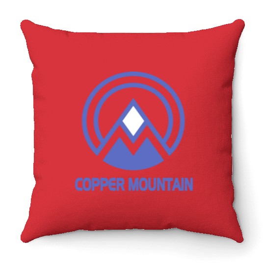 Copper Mountain Colorado Throw Pillows