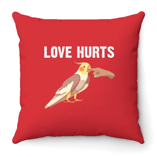 Love Hurts Throw Pillows