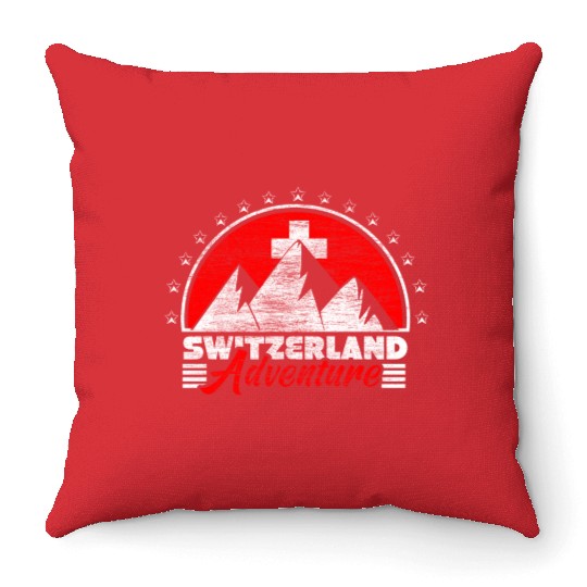 Switzerland Neutrality Home Gift Throw Pillows