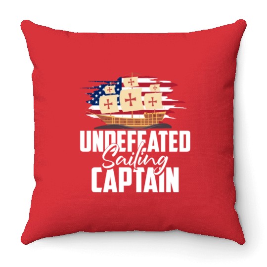 Columbus Day 1492 Throw Pillows