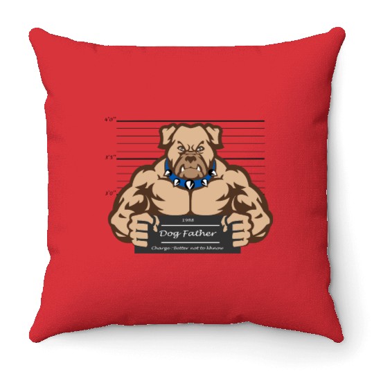 "Funny Dog Throw Pillows Perfect Gift for Dog Lovers"