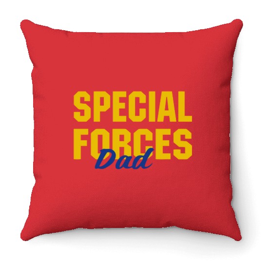Special Forces Dad Throw Pillows