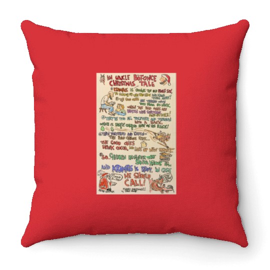 Krampus Throw Pillows