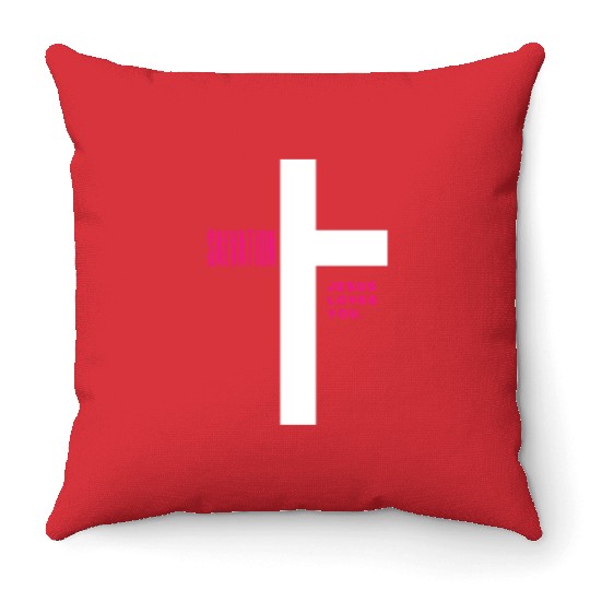 LOVE YOU JESUS Throw Pillows