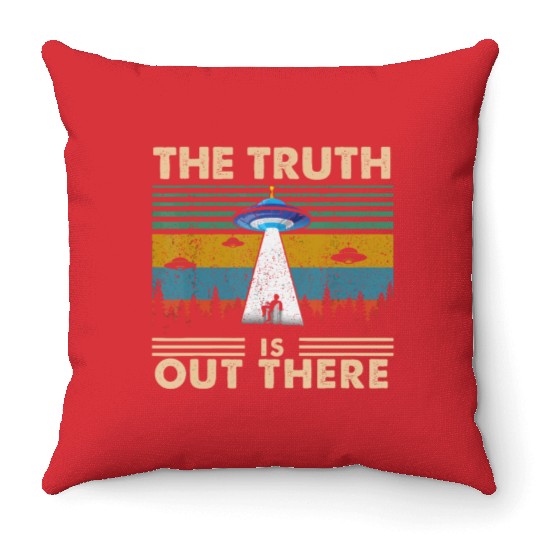 The Truth Is Out There Storm Raid Area 51 Alien Throw Pillows