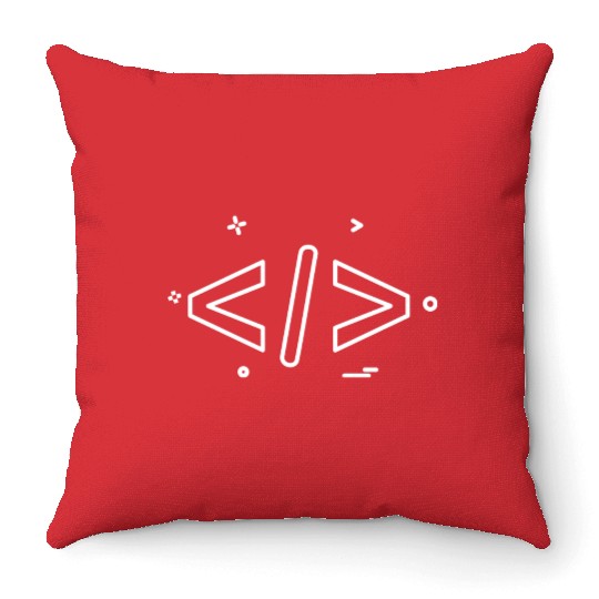 Computer, Computer Science Engineer Engineering Throw Pillows