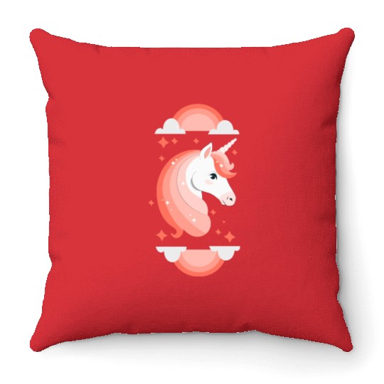 Harlow And Popcorn Merch Popcorn The Pony Throw Pillows