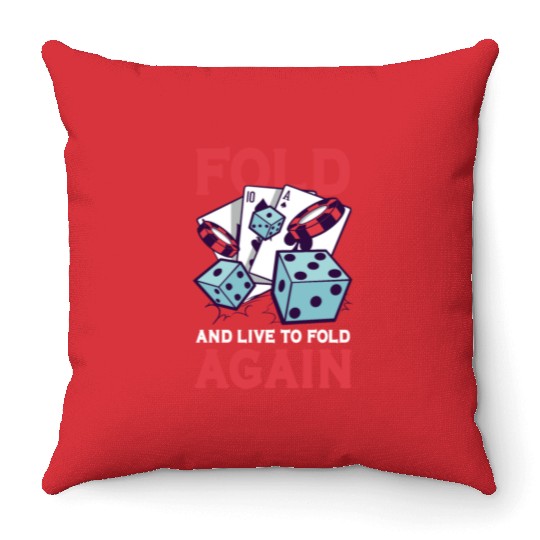 Poker Casino Poker Player Gambling Roulette Gift Throw Pillows