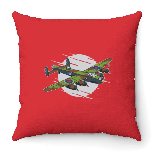 War-fighter jet plane War-fighter jet plane inspir Throw Pillows