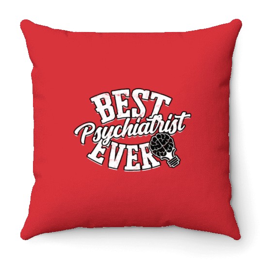 Psychiatrist Psychology Therapist Psychologist Throw Pillows