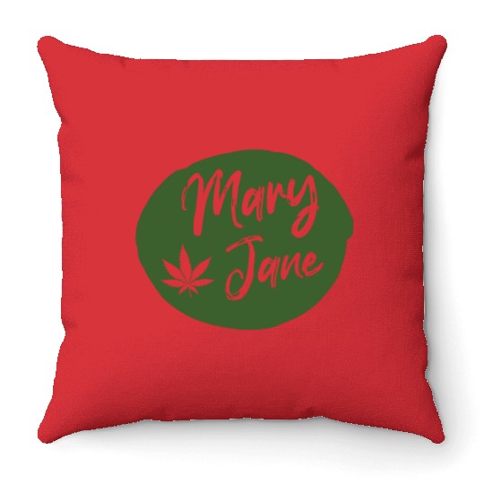 Mary Jane Drop Throw Pillows