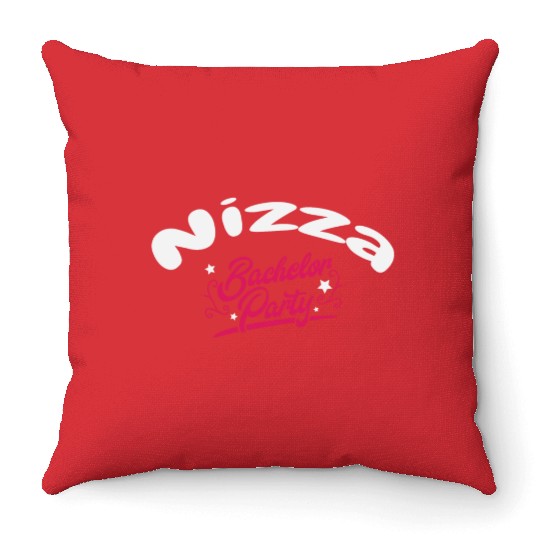 Bachelor Party Throw Pillows Nizza Pre Wedding