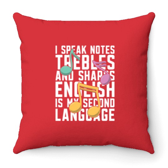 Music Teacher Throw Pillows