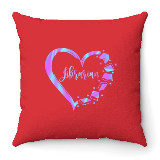 Book Lover Librarian Reading Bookish Lover Gifts Throw Pillows