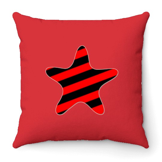 CUTE STARFISH NEON Throw Pillows