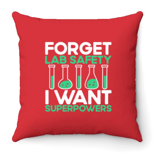 Chemistry Gift Scientists Chemist Throw Pillows